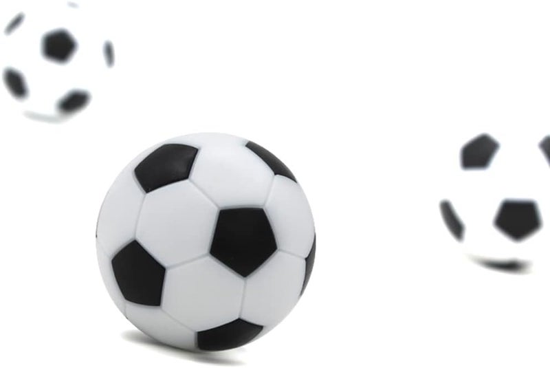 BQSPT 32mm Foosball Balls Foose Balls Table Soccer Game Replacement Foosballs 16pcs,Foosball Official 32mm Mini Table Footballs Ball Accessory Black(16 Pack) - Image 4